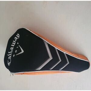 Callaway FTi Driver Golf Club Head Cover Orange Black Headcover Fusion Tech.
